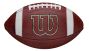 Wilson Red Leather GST Collegiate & High School Game Football. - FREE GROUND SHIPPING WITHIN THE CONTINENTAL US.  ANY ORDERS SHIPPING TO HAWAII PLEASE CALL