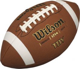 TDY American Football Composite Youth size WTF 1714 Wilson gioventù Allenamento Palla 